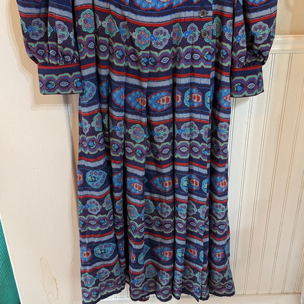 Hunter Bell Multicolor Long Sleeve Dress - Picture 8 of 13